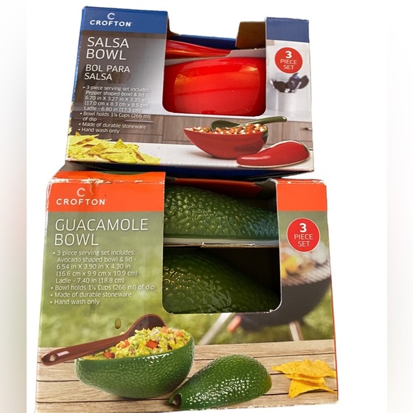 crofton Other - Guacamole and salsa  stoneware serving  bowl / dishes